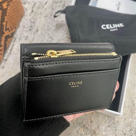 celine compact wallet